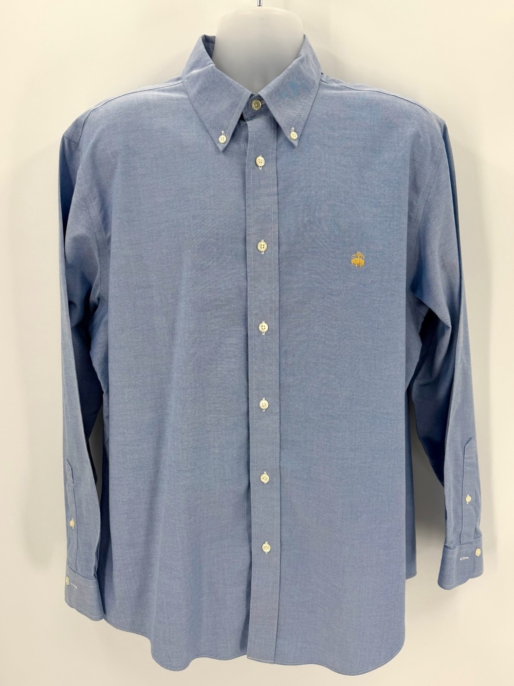 Brooks Brothers Est 1818 Men's XL Blue REGENT 100% Supima Cotton LS Button Down